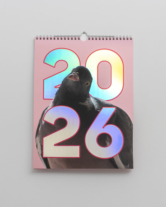 Wall Calendar 2026 - Pigeon edition.