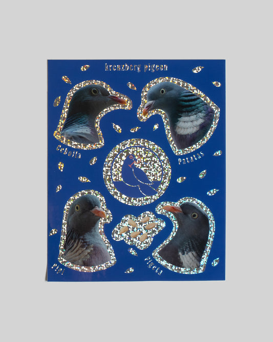 Kreuzberg Pigeon – Glitter Sticker Set