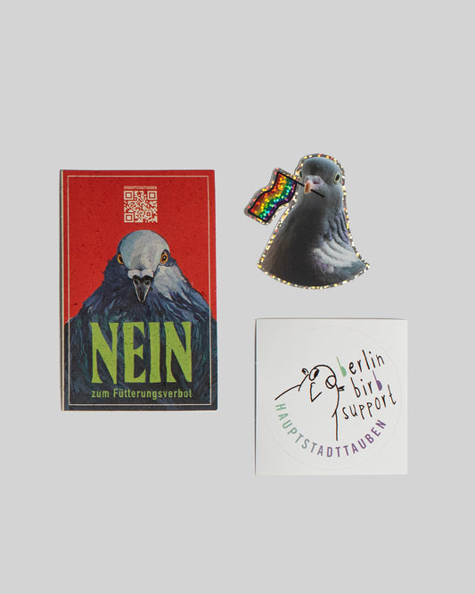 Sticker set Hauptstadt Tauben